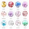 2.8g Transparent Glitter Latex Balloons for Parties and Weddings