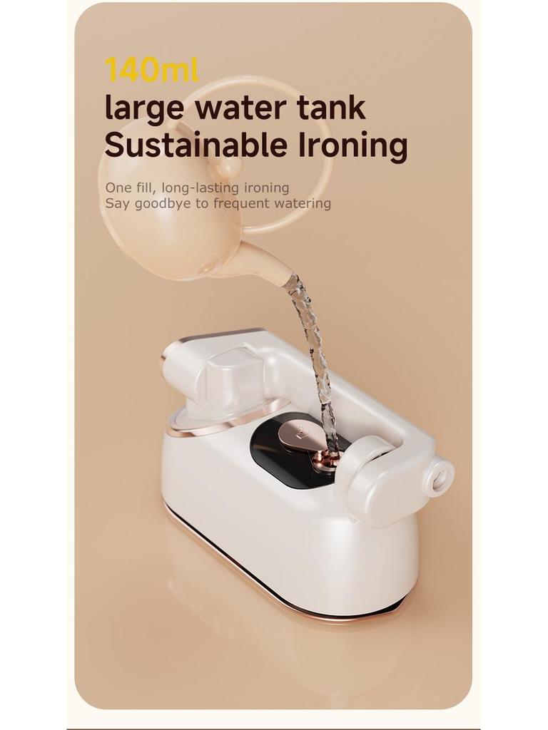 Rotating Handheld Steam Brush: Dual-Use Electric Garment Steamer and Iron