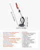 Drywall Sander, 1010W Electric Drywall Sander, Popcorn Ceiling Removal Tool with 7 Variable Speed 1000-2200 RPM, Double-Deck LED Light, Foldable &