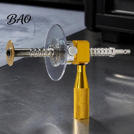Adjustable Depth Pipe Cutter Precision PVC Internal with Diamond Blade And Drill Attachment, Professional Trimming Tool Inside for Pipes, Plumbing