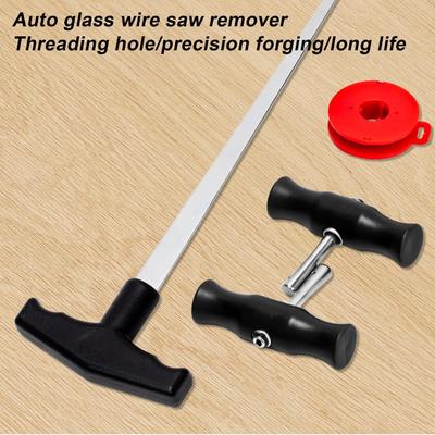 Windshield Removal Kit T-Shaped Steel Classic Auto Supplies Auto Glass Tools For Cutting Fixing Glazing De-icing Window Trim SUV
