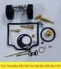 Carburetor Rebuild Kit & Float For Honda CB100 CL100 SL100 XL100 Carb Repair Set