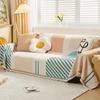 Chenille Geometry Couch Throw Tetra Times-of-year One-size Loveseat Blanket Anti-skid Printing Loveseat Throw Entire Inclusive Protector Fabric Mat