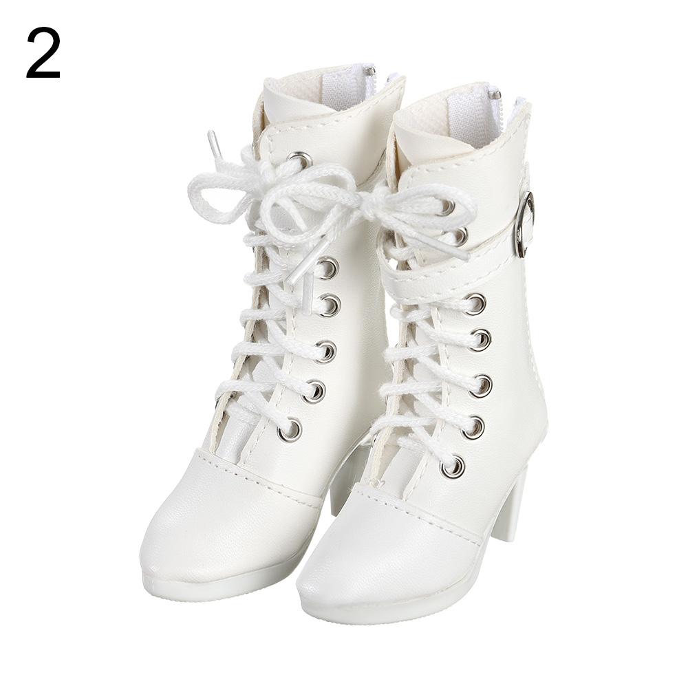 Fashion PU Doll Boots High Heel Princess Shoes For Bjd 1/3 Doll Shoes Accessories 60cm Doll Clothes Wearing Play House Kids Toys