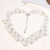 Fashion OL temperament celebrity style multi-layer imitation pearl hipster must-have necklace creative and versatile design sense