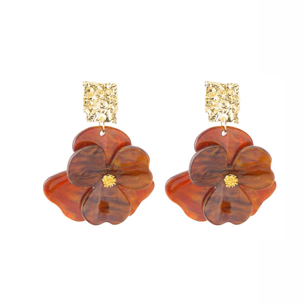 Floral, High-end, Sweet, Fashionable, Holiday-style Women’s Earrings