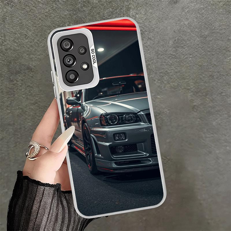 Sports Car G-GTRR R32 R34 Cool Shockproof Phone Case for Samsung A17 A16 A15 A14 A37 A57 A36 A56 A26 A35 A55 A25 A34 A54 A24 A13 Samsung A06