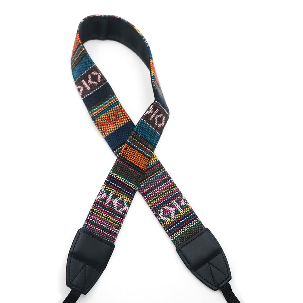 

Nocs Provisions Binocular Strap Tapestry Multicolor Accessory Genuine Colorful Outdoor Sports Watching Live (Woven Strap) Cotton/Polyester