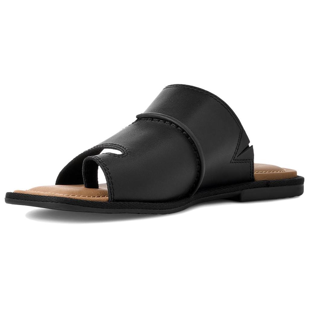 UGG Matira Fashionable Comfortable Rubber Sole Slide Sandals Women sandals Black 1167452-BLK