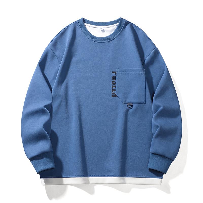 Plus Size Men s Trendy Hoodie - Loose Fit, Heavyweight, Spring/Autumn Style, Hong Kong-Inspired 3XL
