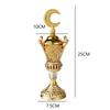 Middle Eastern Golden Charcoal Incense Burner Iron Art Arab Living Room Decoration Crafts Incense Insertion Candlestick