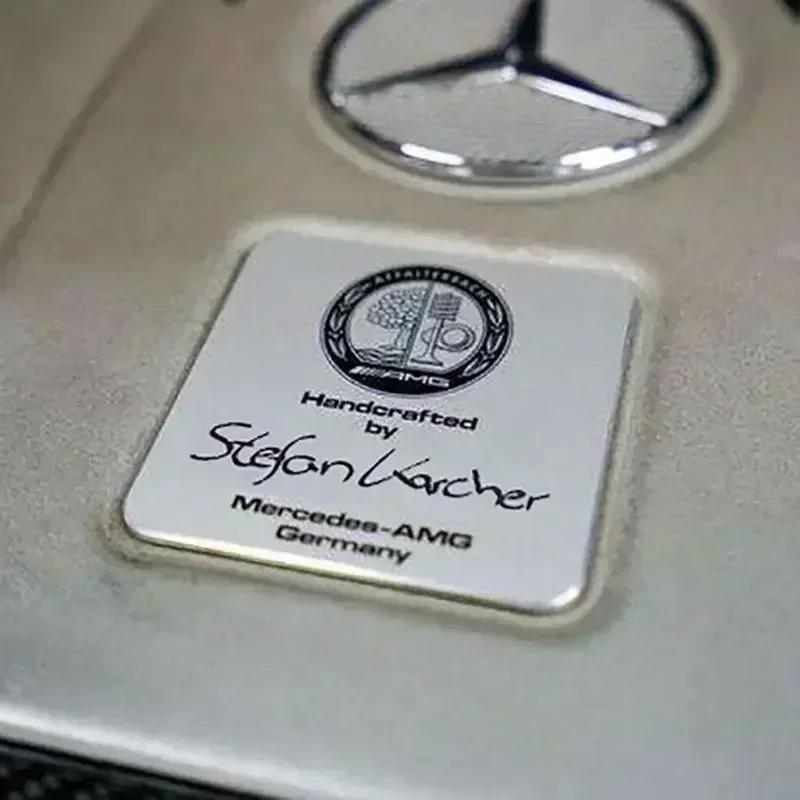 ESU5 Engine Nameplate Sticker 65mm AFFALTERBACH AMG Engine Sticker Interior Badge Sticker For AMG Mercedes-benz Maybach Car Styling