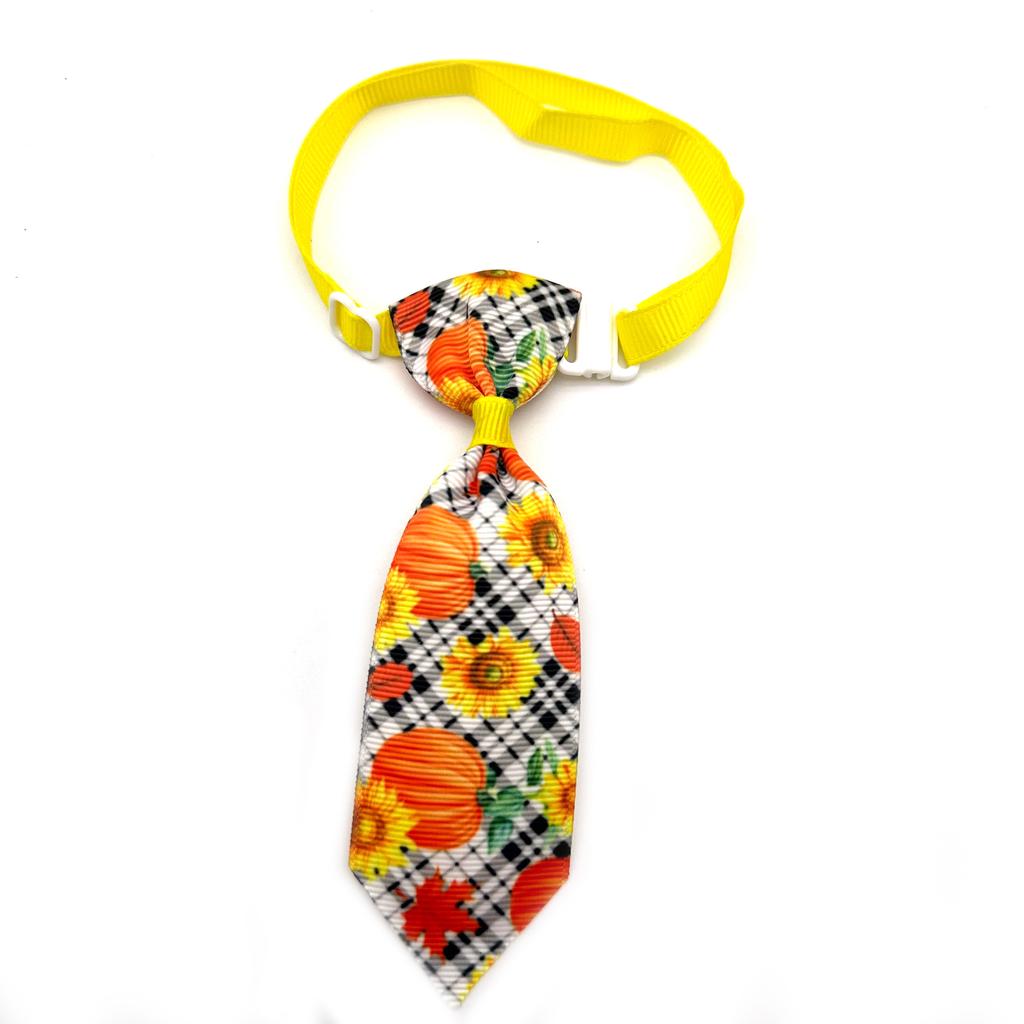 50/100pcs Fall Pet Dog Bow Tie Adjustable Pet Collar Thanksgiving Style Dog Necktie Ties for Small Dog Grooming Pet Acessories