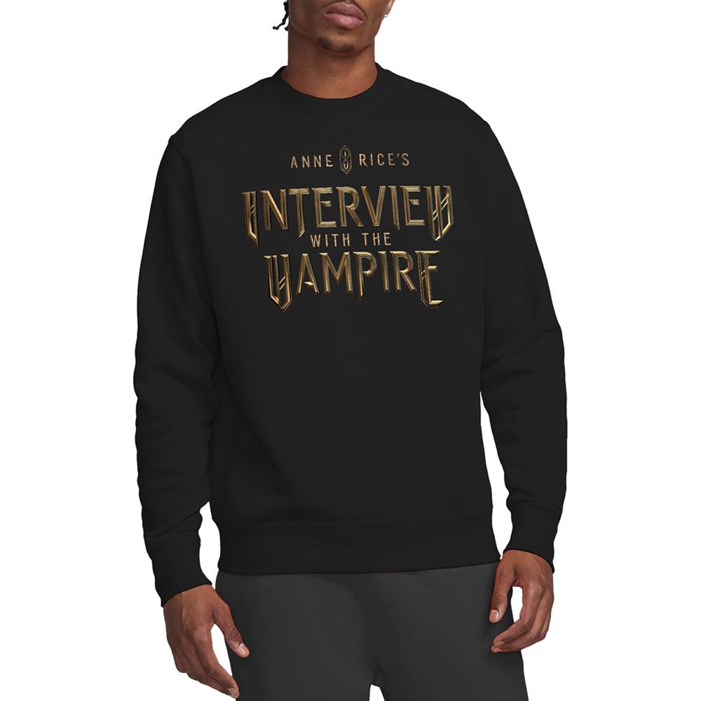 Interview With The Vampire Unisex Adult Gold Logo Sweatshirt
