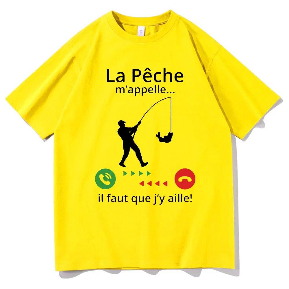 

Футболка с принтом «Забавная рыбалка зовет меня, я должен пойти» Унисекс Женская футболка большого размера FisherУнисекс футболка с коротким рукавом Повседневная свободная футболка унисекс Топы 4XL