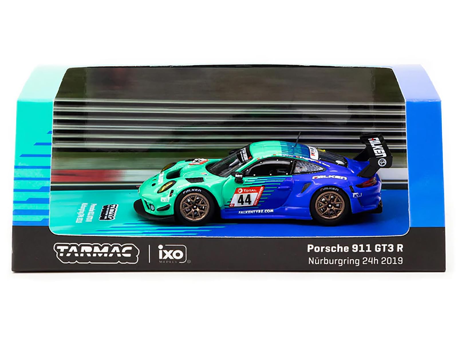 

Tarmac Works Scale Porsche 911 GT3 R 2019 24H 1/64 Nürburgring #44