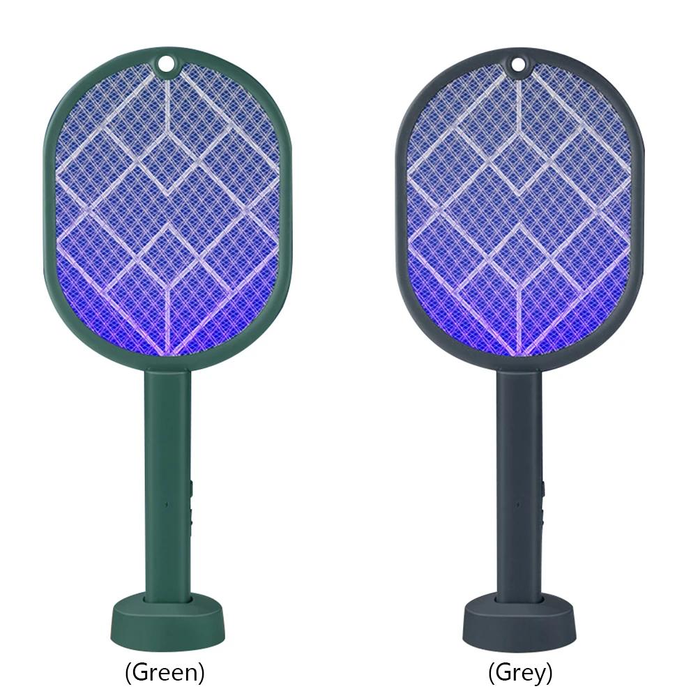Electric Mosquito Killer Fly Swatter Trap USB Rechargeableg Protective Net Mosquito Racket Insect Killer 3000V Fly Swatter