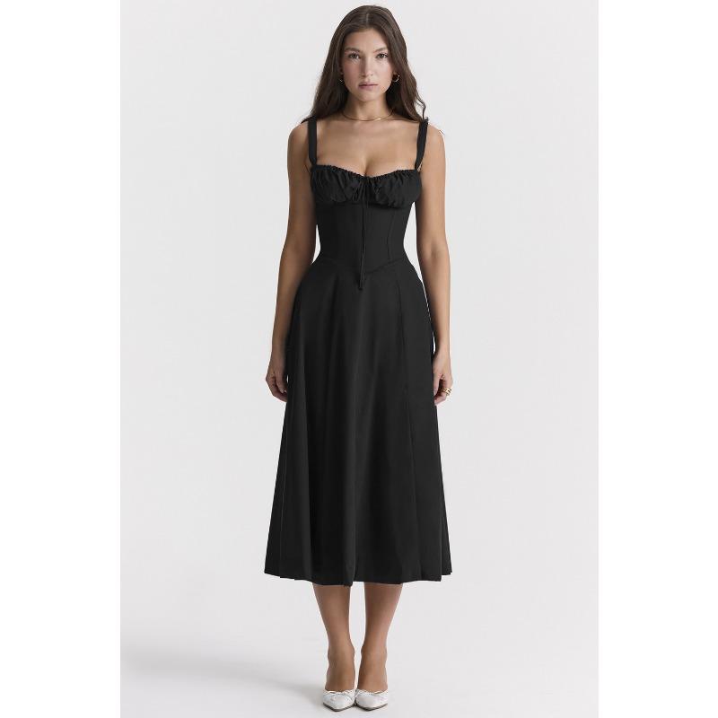 Summer Dress with Camisole, Gentle Style Dress, Children's French Style Dress