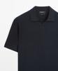Masimodutti 100% Cotton Cable Knit Polo Sweater