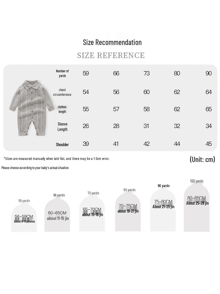 European & American Style Newborn Cotton Romper for Autumn/Winter - Perfect for First Birthday