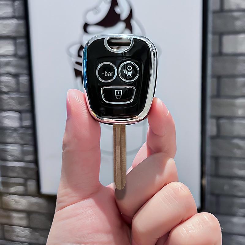 Protective Cover for Original Dongfeng Peugeot Straight Car Key. Suitable for Peugeot 206, 207, 307 Remote Control Keys.