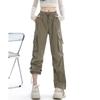 Women's Quick-Dry High-Waist Wide-Leg Work Pants, Windproof and Casual for Autumn/Winter 2024