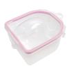 Double-Layer Insulated Hand Soak Bowl for Nail Care and Cuticle Softening