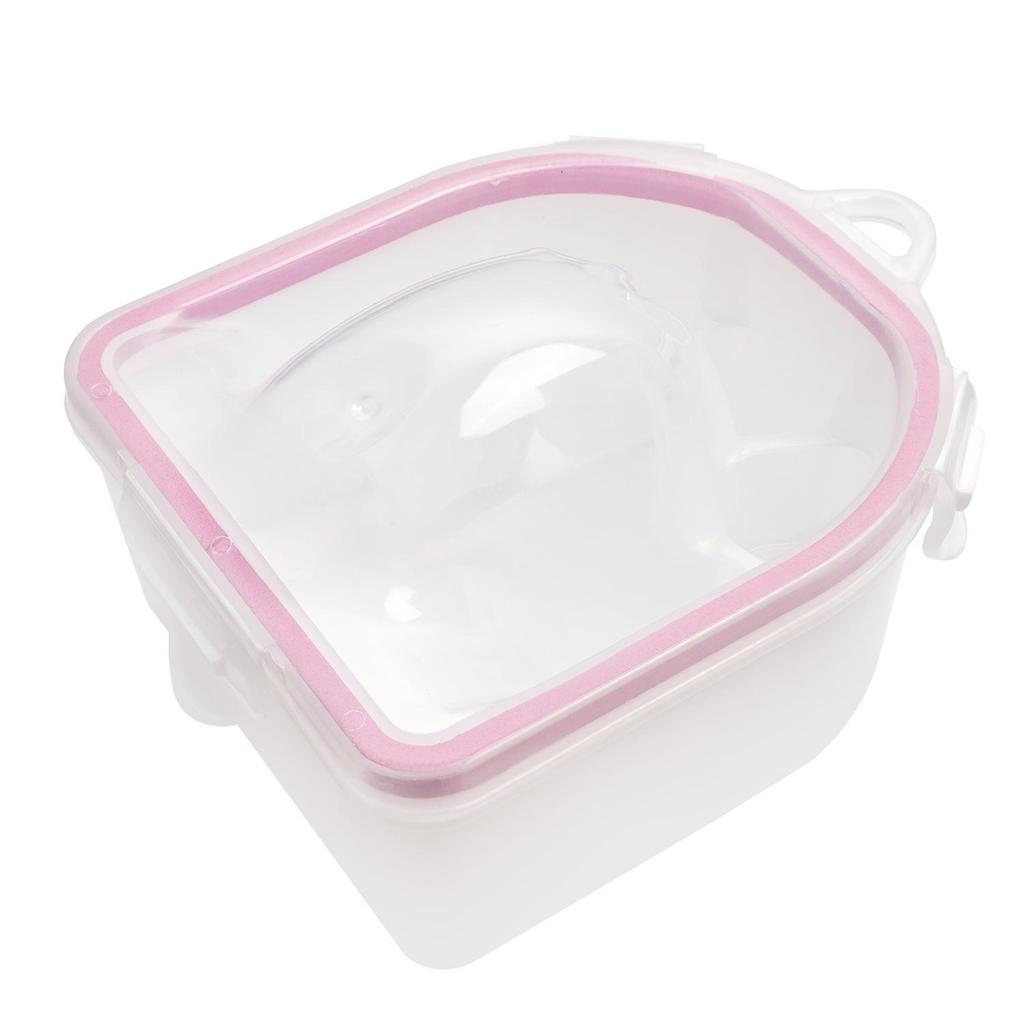 Double-Layer Insulated Hand Soak Bowl for Nail Care and Cuticle Softening