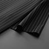 Men's Plus Size Vertical Stripe Ice Silk Short-Sleeve T-Shirt