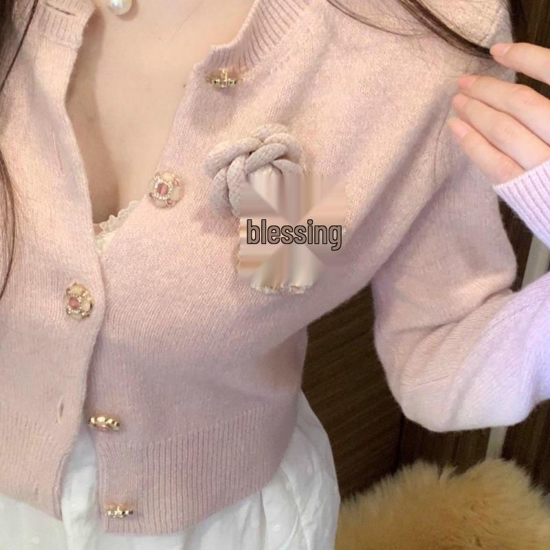 Elegante Kamelienblütenbrosche: High-End Stil Korsagen-Nadel für Pullover und Mäntel