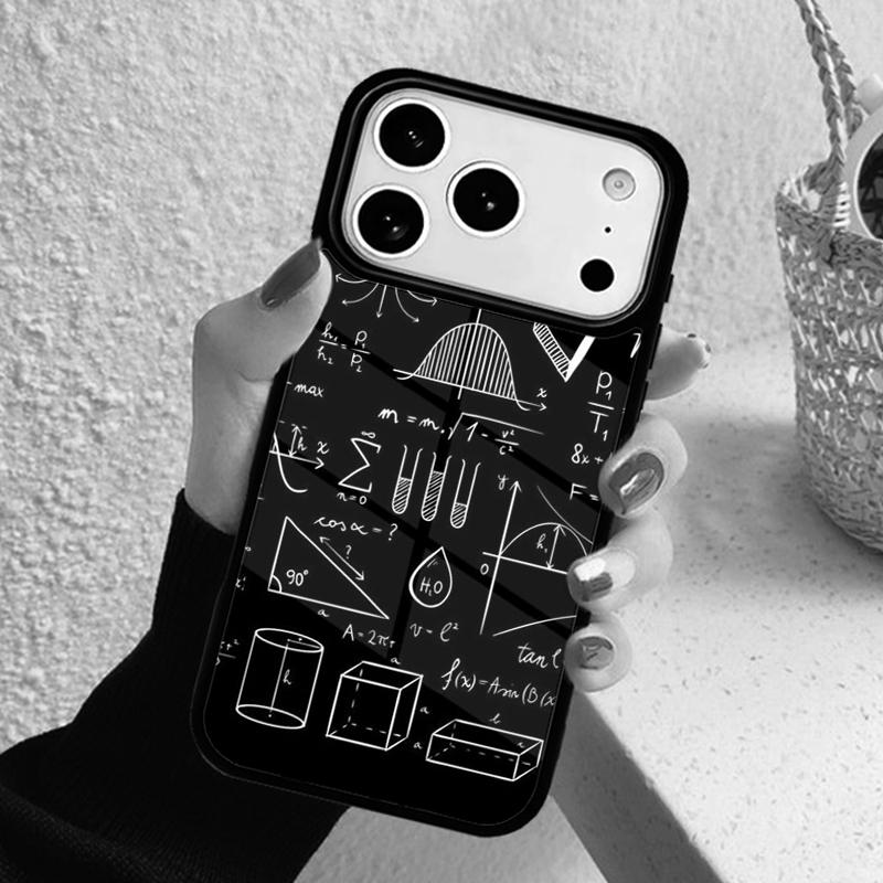 Science Chemistry Formulas Phone Case For iPhone 17 Air 16 15 14 13 12 11 Pro Max Plus