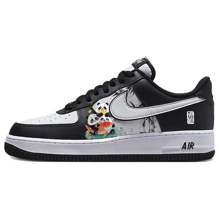 

Nike Air Force 1 Slip Resistant Abrasion Resistant Low top Skateboard Shoes Unisex White Black DV0788-001(Team181-) 44.5