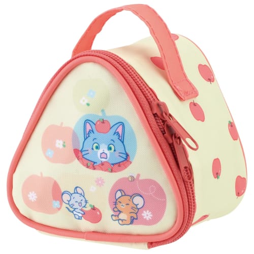 

Skater Onigiri Case Lunch Bag, Pink, Insulated, 2-Pack, Tom and Jerry Play