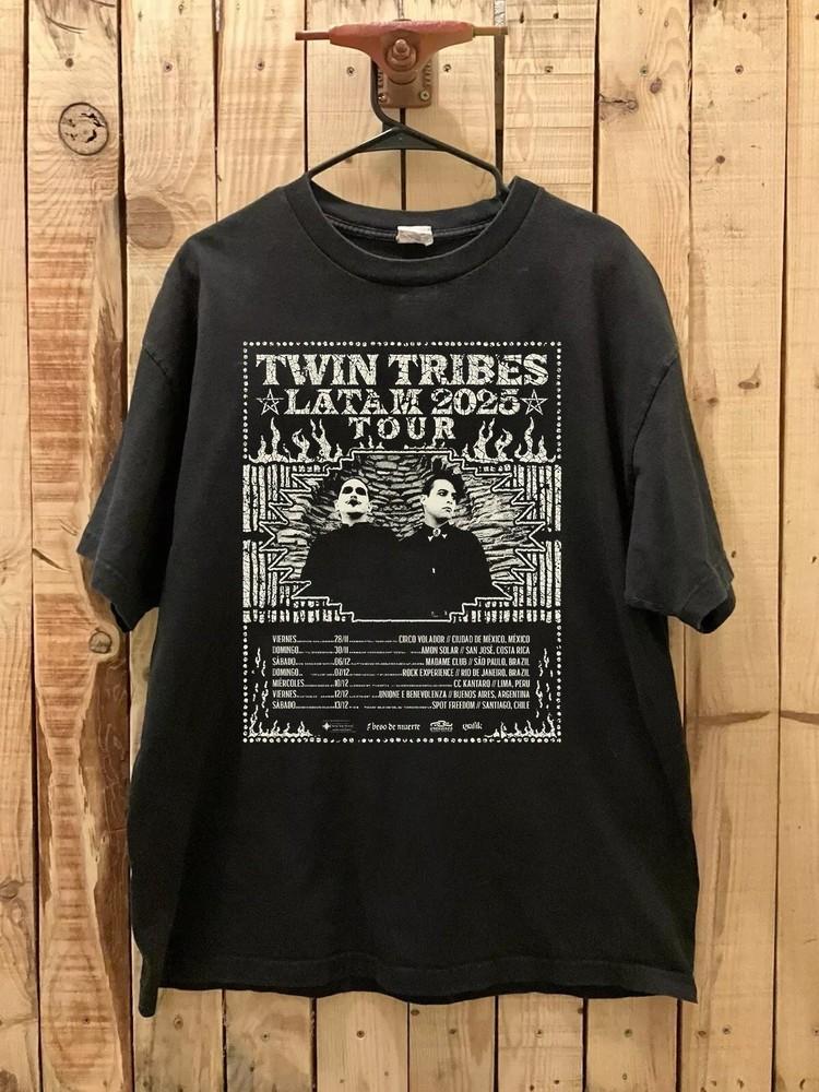 Hot Twin Tribes Band Latam Tour 2025 Cotton  Full Size S-5XL BT1833 Unisex T-Shirt XXXXL