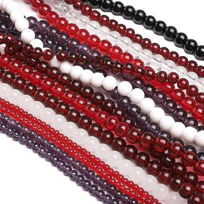 100 Pezzi Perline di Vetro Cristallo Perline Distanziatrici Sfuse per la Creazione di Gioielli Braccialetto Fai da Te Collana