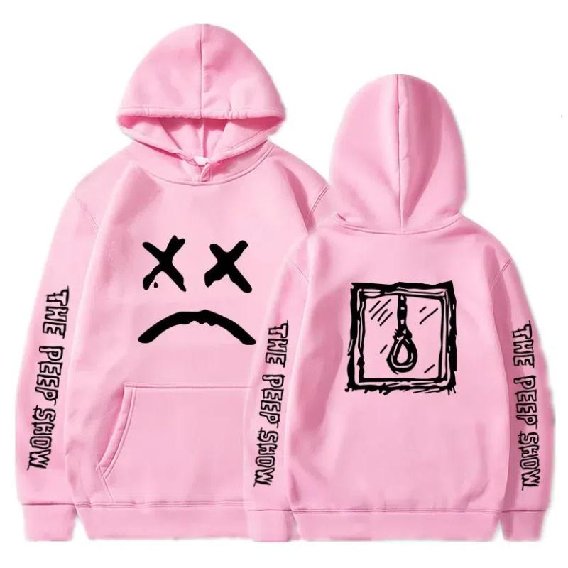 2024 Hip Hop Lil Peep Printed Hoodies Hell Men Women Hooded Pullover Male Female Sudaderas Cry Baby Hood Hoddie Sweatshirts