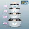Glass Bowls With Lids 750 Ml / 1 L / 1.5 L / 2 L 8 Pcs.