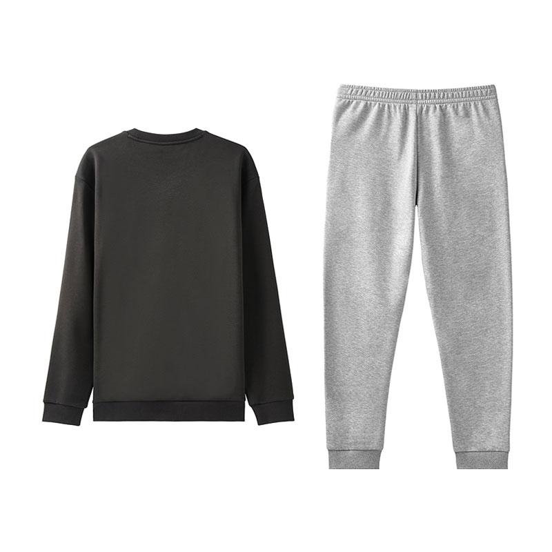 Li-Ning Versatile Trendy Hoodie Comfortable Long Pants Casual Sports Suit Unisex suit AWDVG81-5+AKLVC89-2