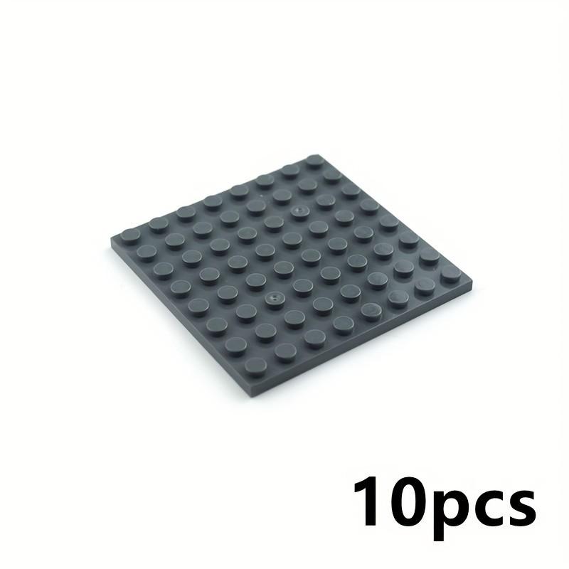 10 ks 8x8 Základové desky stavebních kostek - Oboustranné, kompatibilní s 41539, Proplétací tenké kostky pro STEM učení, DIY projekty, Vzdělávací hračky