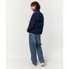 Reebok Color Block Stand Collar Zipper Long Sleeve Down Jacket Unisex Outerwear Navy-Blue REJU4FD54N3