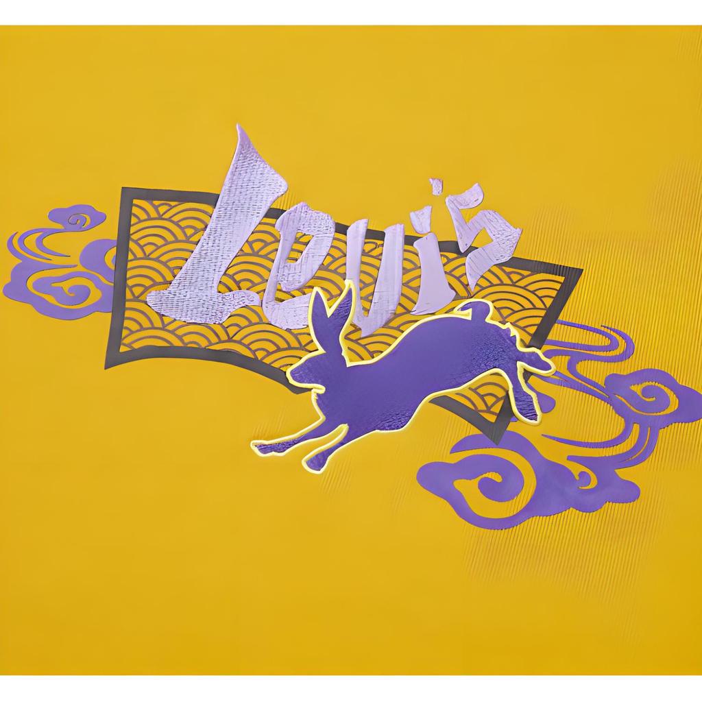 Levis Ss23 Brand Logo Rabbit Embroidery Crewneck Sweatshirt Men Sweatshirt Yellow A5414-0003