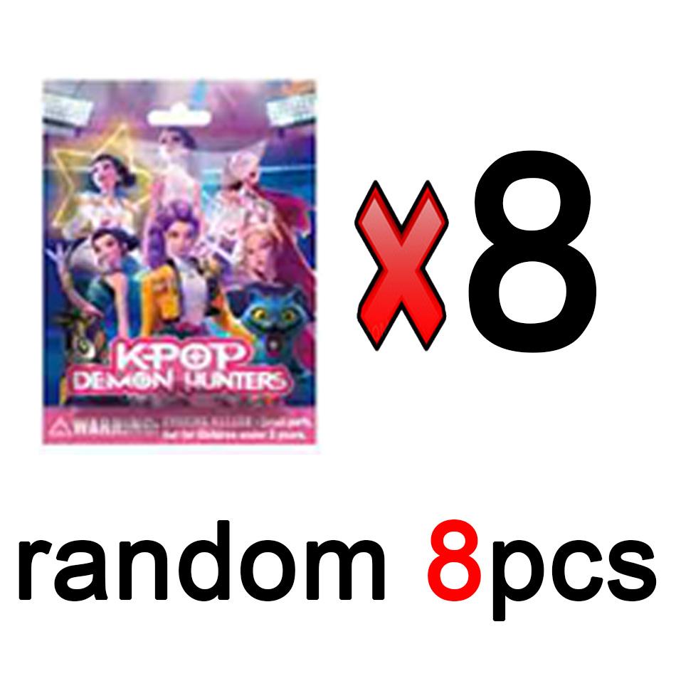 Anime Kpop Demon Hunters  blind box Figure Model Toy Cartoon Gaming Desk Decoration Collection for Kids Mystery Box Model Gift