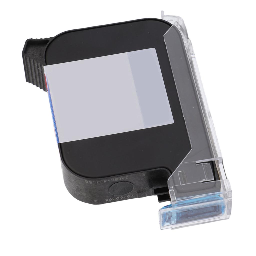 Inkjet Printer Cartridge Replacement 42ML Blue High Adhesion Quick Dry Solvent Ink Cartridge for 0.5 Inch 12.7mm Models