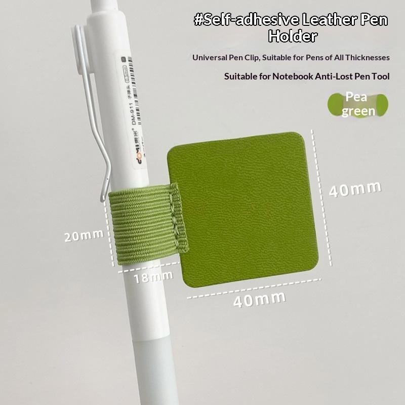 5/10Pcs Self-Adhesive Pen Clip Elastic Pen Loop Holder For Notebooks Journals Planners Accessories Office School Supplies