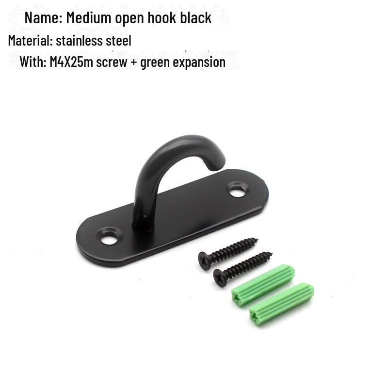 Pogrubiony Stal Nierdzewna Pierścień do Ciągnięcia Wentylatora Sufitowego Hak Owalny do Worków z Piaskiem i Ekranów Projekcyjnych