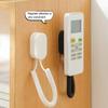 Tv Remote Organizer Wall Mount Remote Control Holder Wall-mount Magnetic Remote Control Holder with Spring Rope for Easy