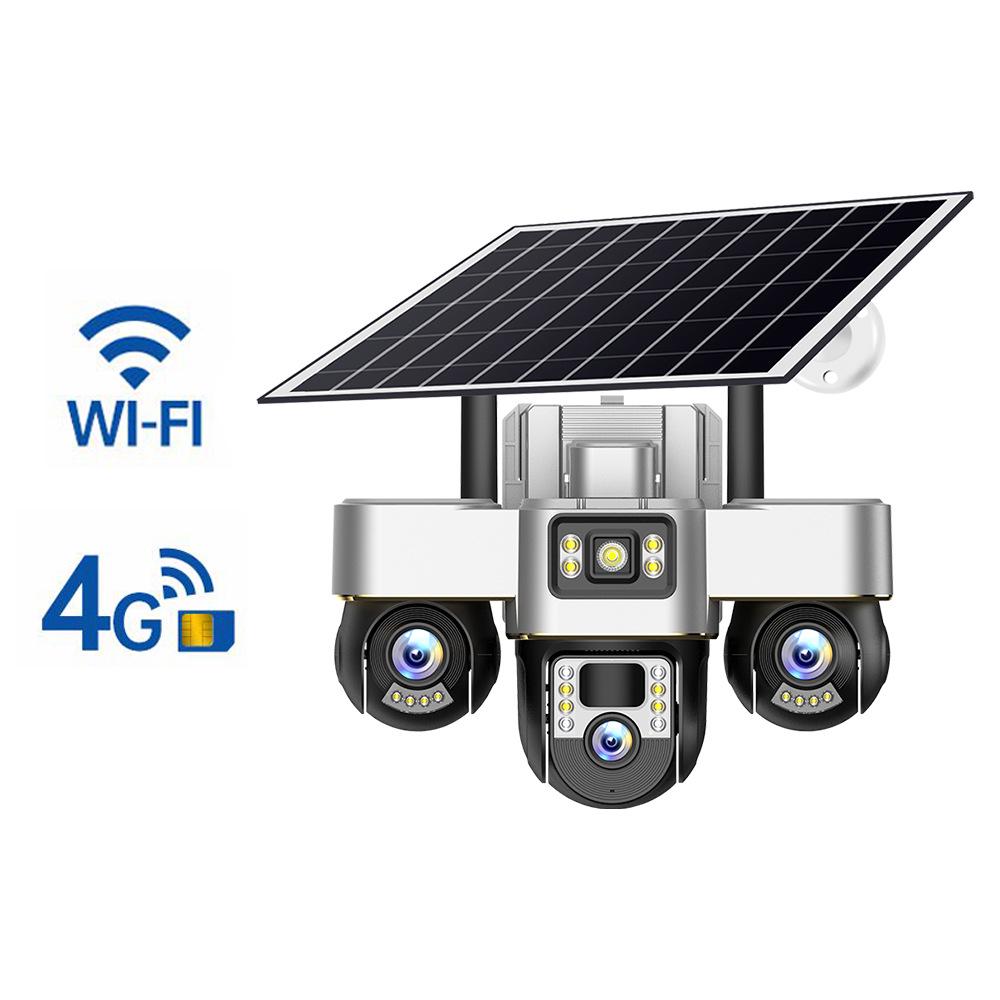 Abu Lion 4G Solar-Powered Outdoor Camera, Waterproof, 360° Coverage, Remote Monitoring