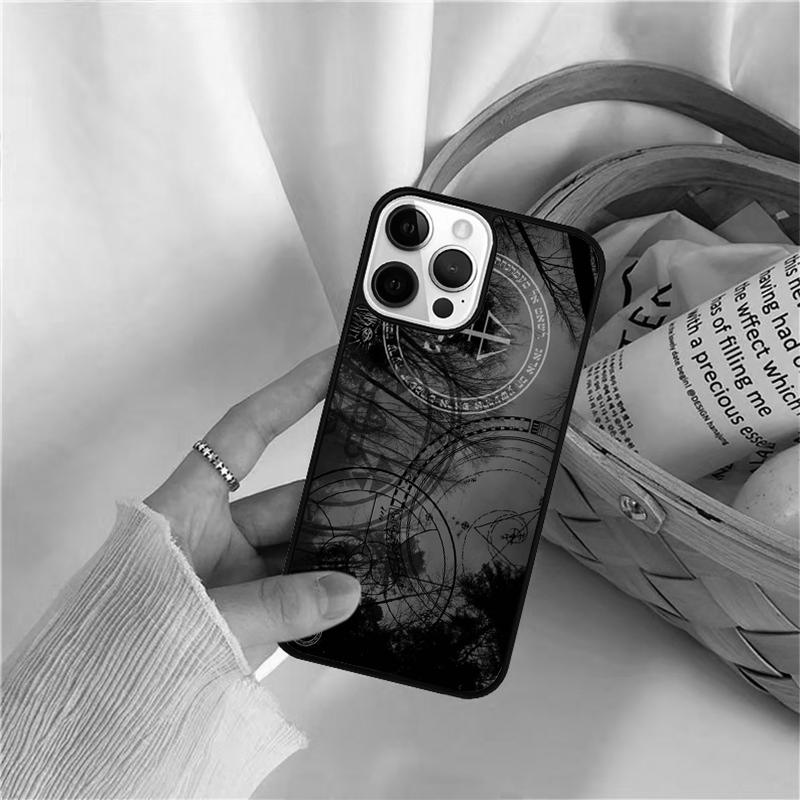 Sigil of Lucifer Phone Case For iPhone 17 Air 16 15 14 11 12 13 Pro  MAX Plus coque Cover Shell