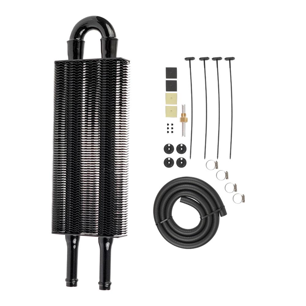 Universal 2Row 4Row 6Row 8Row 10Row Oil Cooler Kit Aluminum Remote Transmission Engine Cooler Auto-Manual Radiator Converter Kit