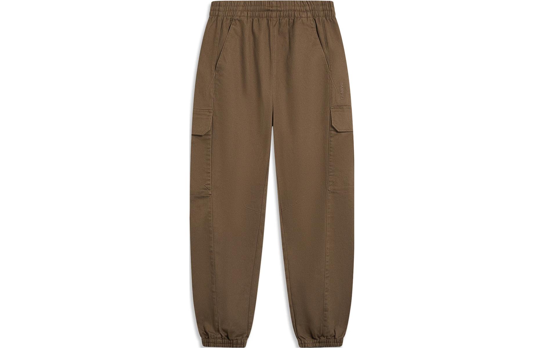 Li Ning Sports Fashion Collection Casual Pants Men s Teak Brown AKXT797-1 S